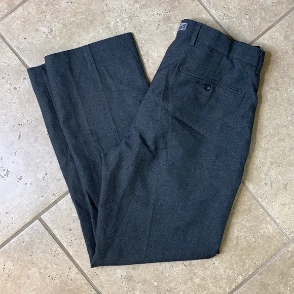 michael brandon slim fit dress pants Kenneth Cole Mens Slim fit Dress Pants 38 / 32 Grey Solid Stretch